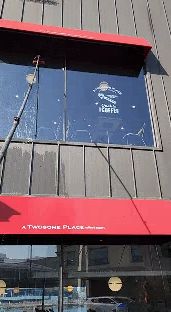 진주 상가 유리창청소